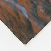 Linkervork | Nationaal Park Zion, Utah Fleece Deken (Hoek)