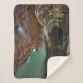 Linkervork | Nationaal Park Zion, Utah Sherpa Deken (Voorkant)