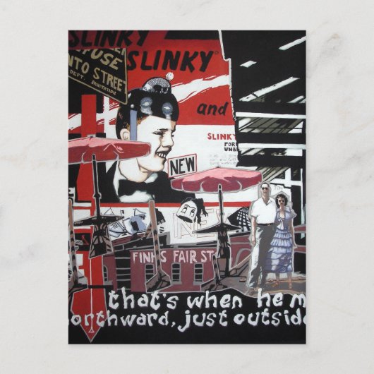 Links Briefkaart draaien (Voorkant)