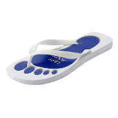 Links en Andere linkervoet Teenslippers (Schuin)