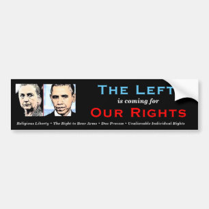 Links komt eraan bumpersticker