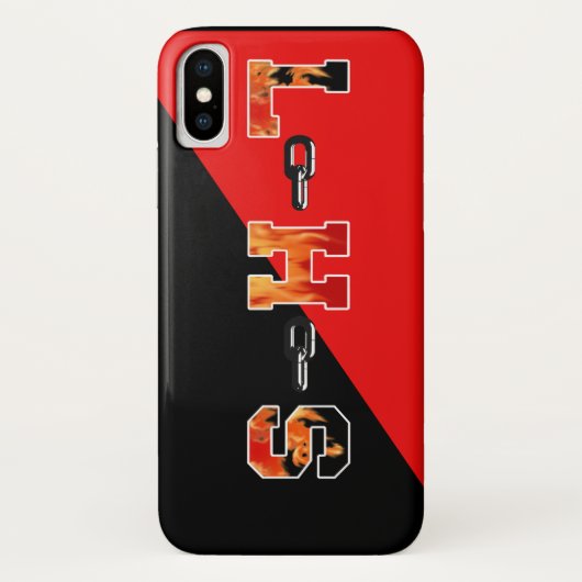 Links, ontwerp op school Case-Mate iPhone case (Achterkant)
