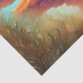 Links Sunny Desert Cactus Decoupage Papier (Detail)