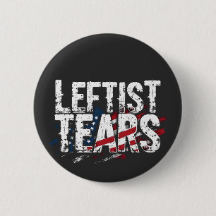 Links tranen Liberaal Democraten Kamal Harris Ronde Button 5,7 Cm