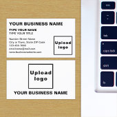 Links uitgelijnd tekst Wit Visitekaartje