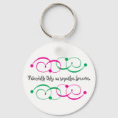 links vriendschap sleutelhanger (Voorkant)