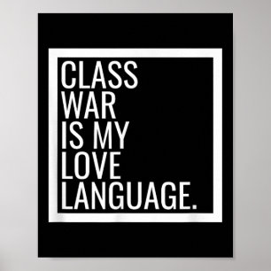 Linkse DSA Cl Oorlog Marxistische Radicale Democra Poster