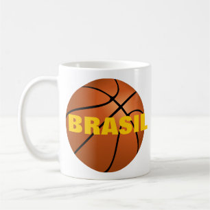 "Linksgedreven" Braziliaans nationaal Basketbaltea Koffiemok