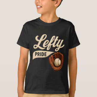 Linkshandig Zachtjes Proud Vrouw Mannen Retro Verk T-shirt