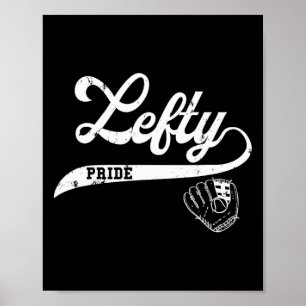 Linkshandige Linkse Verkopen Zachtjes Trotse Vrouw Poster