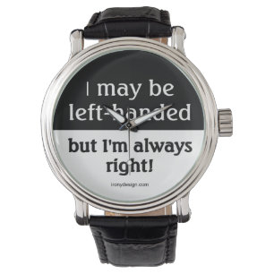 linkshandige mensen horloge