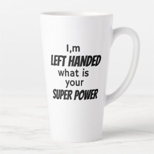 Linkshandigen latte mok