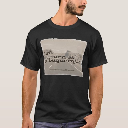 Linksom bij Albuquerque - de band T-shirt (Voorkant)
