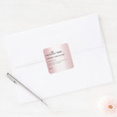 Linkszijdige marge Roos gouden body boter labels (Envelop)