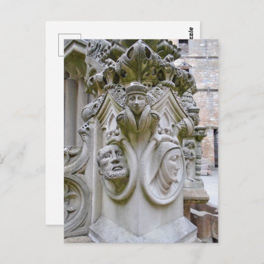 "Linlithgow Palace Fountain- Detail"-Briefkaart Briefkaart (Voorkant / Achterkant)