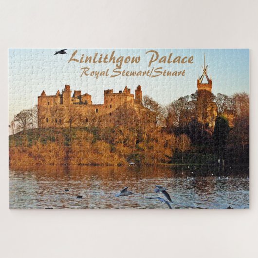 Linlithgow Palace - Royal Stewart/Stuart Legpuzzel (Horizontaal)
