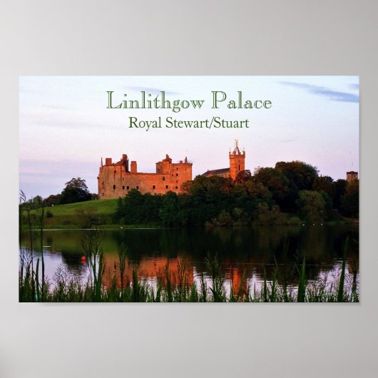 Linlithgow Palace Stuart Clan Poster Papier (Matte (Devant)