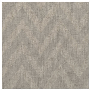 Linnen Beige Moderne Chevron Grote Schaal Stof