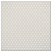 Linnen Beige Polka Dots Stof (Swatch)