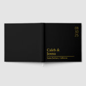 Linnen bruiloft gastenboek, gepersonaliseerde mini gastenboek (Volledig)