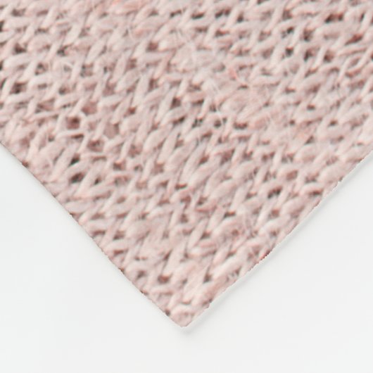 Linnen gebreide kleding met rode strepen  fleece deken (Hoek)