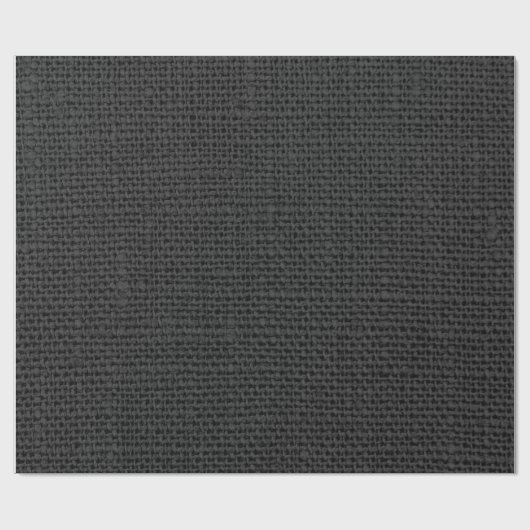 Linnen grijs zwart minimalWedding Vrijgezellenfees Cadeaupapier (Vlak)