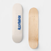 Linnen Moderne Naam | Klassiek Trendy Skateboard (Voorkant)