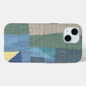 Linnen moderne patchwork quilt telefoonhoesje Case-Mate iPhone case (Achterkant (horizontaal))
