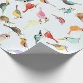 Linnen Paper Birds Cadeaupapier (Hoek)