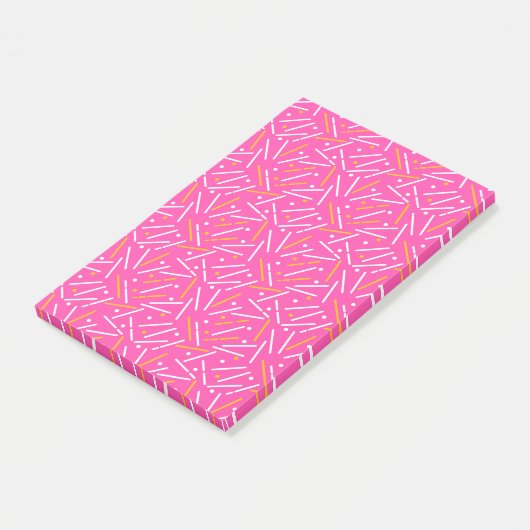 Linnen Patroon 1 Post-it® Notes (Schuin)