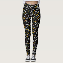 Linnen Patroon 4 Leggings