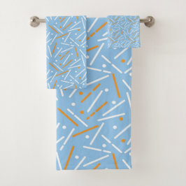 Linnen Patroon 6 Bad Handdoek