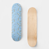 Linnen Patroon 6 Skateboard (Voorkant)