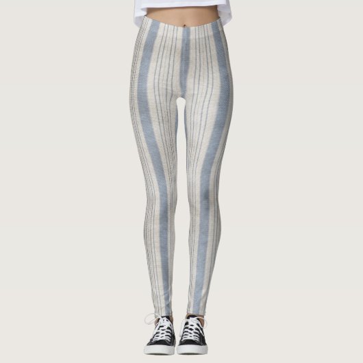 Linnen stijl leggings (Voorkant)