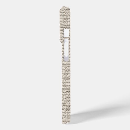 Linnen stof Natuurlijke INITIALEN Tijdloos chique  Case-Mate iPhone Case (Achterkant / Links)