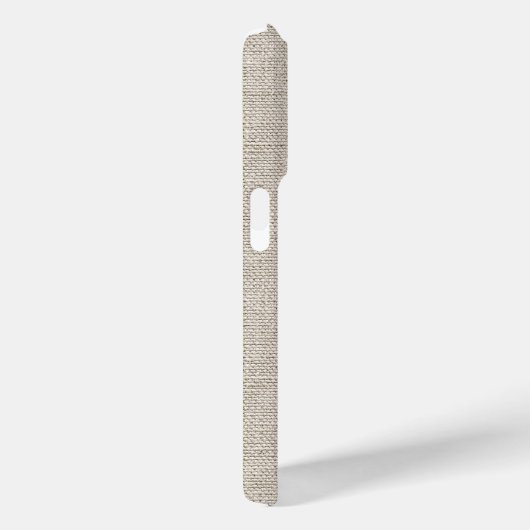 Linnen stof Natuurlijke INITIALEN Tijdloos chique  Case-Mate iPhone Case (Achterkant / Rechts)