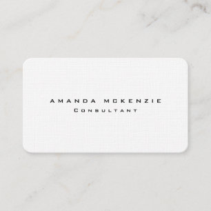 Linnen Trendy Uniek Creatief Minimalistisch Design Visitekaartje