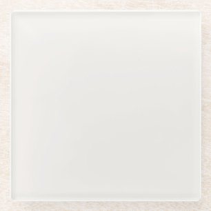 Linnen wit, gebroken wit glazen onderzetter