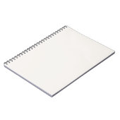 Linnen wit, gebroken wit notitieboek (Linkerzijde)