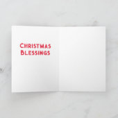 L'Innocence Kerst Zegeningen Kaart (Binnen)