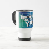 L'innovation commence avec vous 3 mug de voyage (Devant gauche)