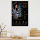 L'innovation crée l'avenir – Affiche de bureau (Cuisine)
