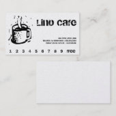 Lino Cafe Punch / Carte de fidélité (Devant / Derrière)