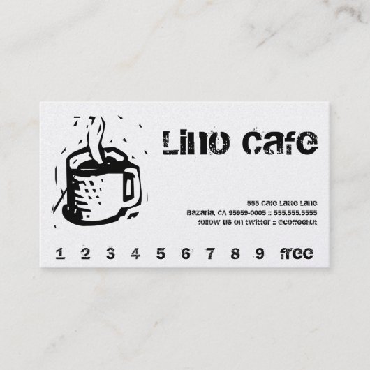 Lino Cafe Punch / Carte de fidélité (Devant)