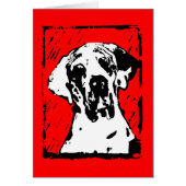 Lino Cut-print design — Great Dane Esra (Voorkant)