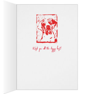 Lino Cut-print design — Great Dane Esra