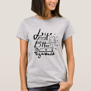L'INSCRIPTION LA "VIE EST MEILLEURE DU T-SHIRT