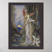 L'Inspiration by Gustave Moreau Poster (Voorkant)
