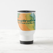 L'inspiration est partout dans la tasse de voyage (Centre)