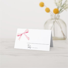 Lint bloemenbruiloft plaats kaart